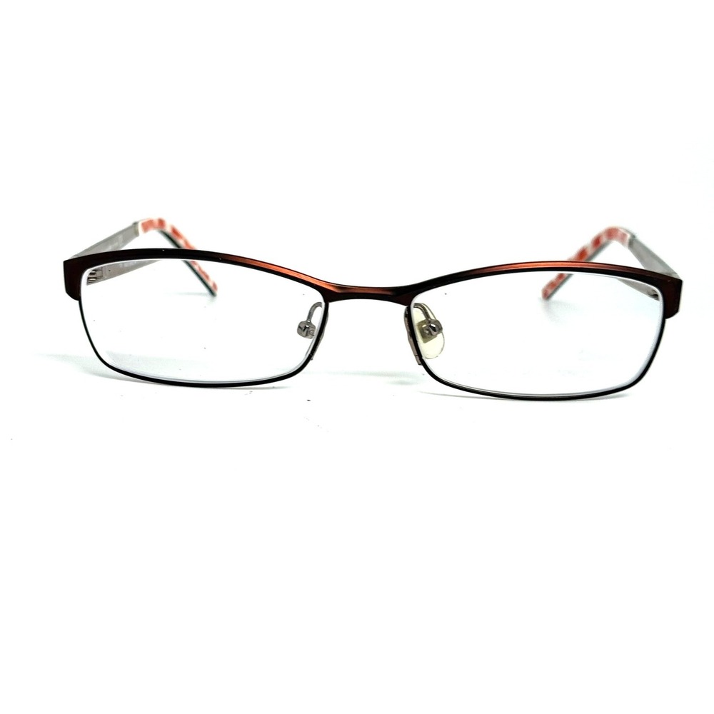 Kate Spade Alfreda QX64 Brown Metal Rectangular Eyeglasses Frames 51-16-135